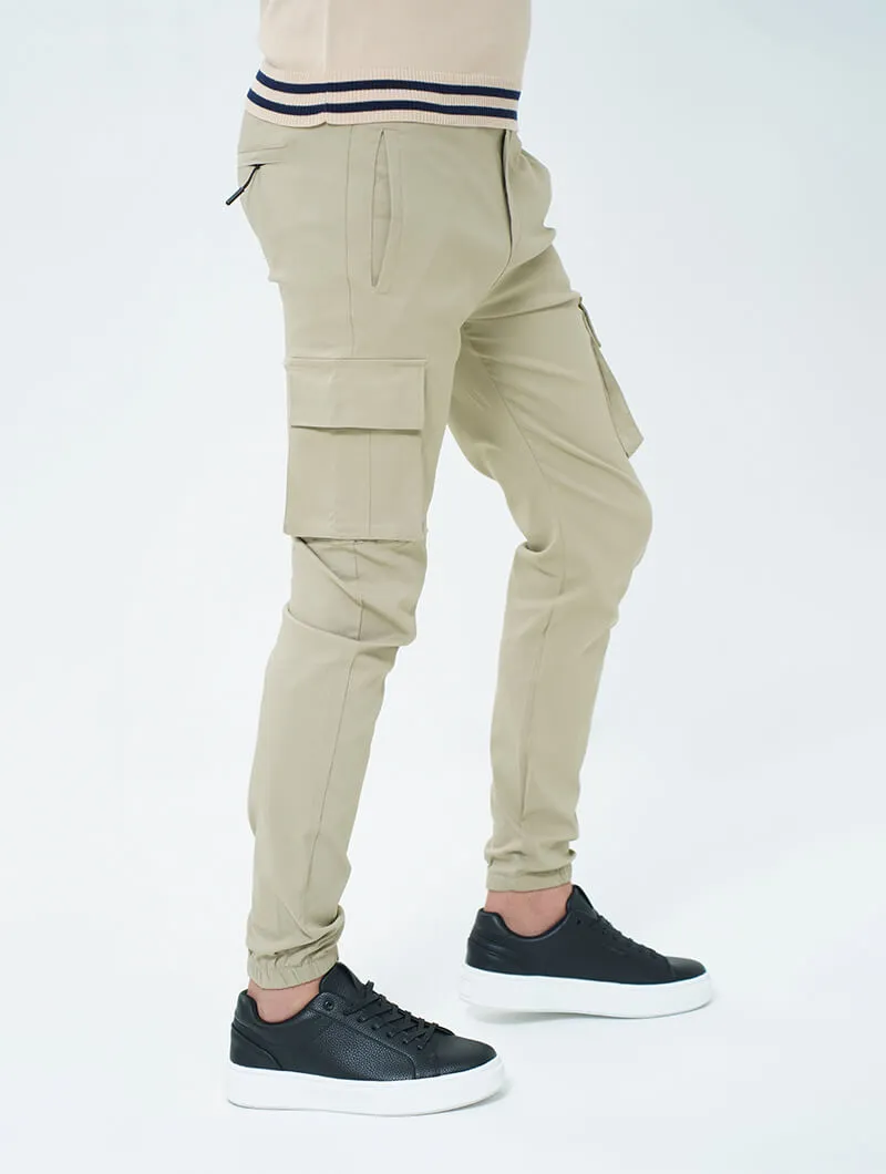 Pantalon cargo uni